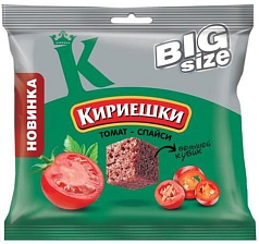 Сухарики Кириешки Биг Сайз 80г томат спайси