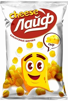 Кукурузные шарики Чиз лайф 45г сыр