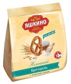 Крендельки Яшкино 90г бретцель соль