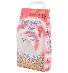 Наполнитель Пусси-Кэт 4,5л древесный 
