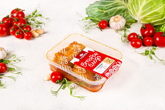 Горбуша с кальмарами в сливках с рисом 300г У Палыча