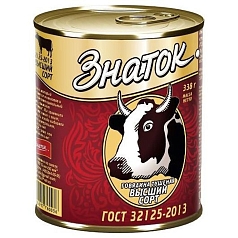 Говядина тушенная Знаток 338г ж/б