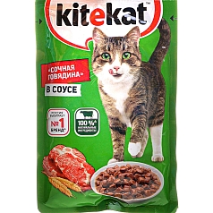 Корм Китекат 85г соус говядина