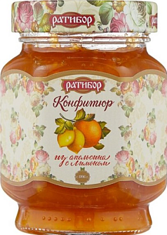 Конфитюр Ратибор 350г апельсин/лимон