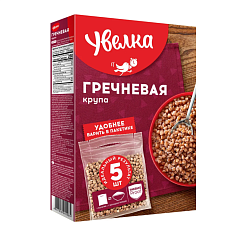 Крупа гречневая Увелка 400г 5пак*80г