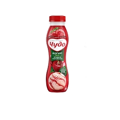 Йогурт Чудо пит 1,9% 260г ягодное мороженое