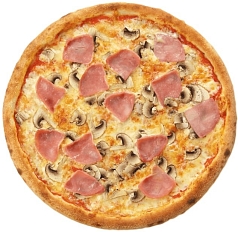 Пицца с ветчиной и грибами 1000г СП