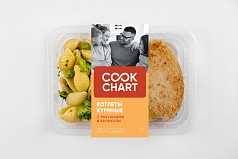 Котлета куриная с ракушками и брокколи 220г Кук Чат