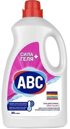 Гель для стирки АВС 1,3л колор Турция