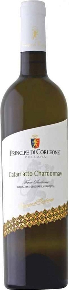 Вино Принц ди Корлеоне Поллара Катарратто Шардоне 0,75л 11%-15% бел сух Италия