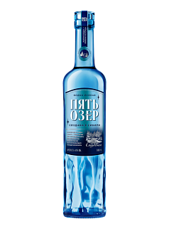 Водка Пять озер 0,5л 40% студеная