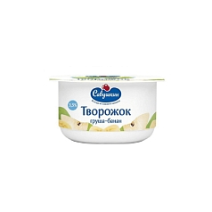 Паста творожная Савушкин 3,5% 120г груша-банан