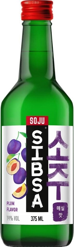 Аперитив Соджу Сибса 0,375л 14% слива