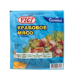 Крабовое мясо Вичи 200г охл