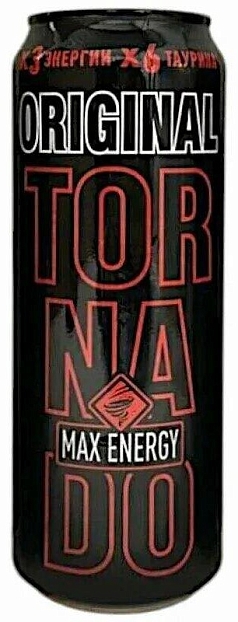 Тониз напиток Торнадо 0,45л шторм энерджи  макс ориджинал ж/б
