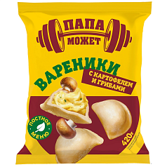Вареники Папа Может 420г картофель/грибы 