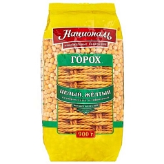 Крупа горох Националь 900г колотый