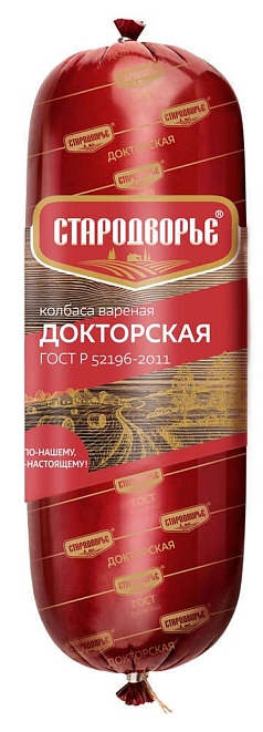 Колбаса вареная Докторская Дугушка Гост н/о 1кг Стародвор. к-сы