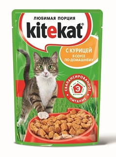 Корм Китекат 85г соус курица