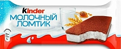 Снек Киндер 27,3% 28г ломтик молочный СЗМЖ