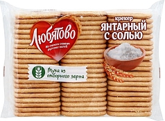 Крекер Янтарный Любятово 500г соль