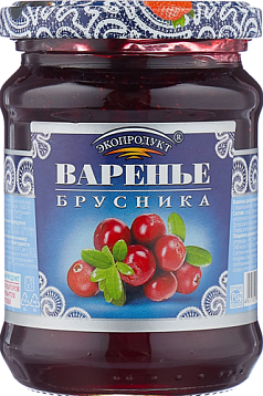 Варенье Экопродукт 325г брусника