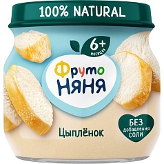 Пюре ФрутоНяня 80г цыпленок