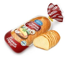 Батон Нарезной нарезка 400г Коломенское