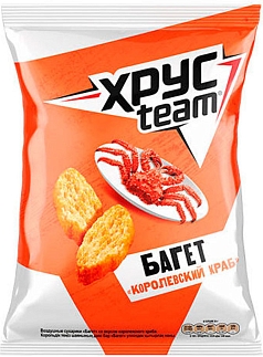Сухарики Хрустим Багет 60г краб 