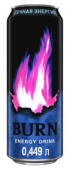 Тониз напиток Берн 0,449л сочная энергия ж/б
