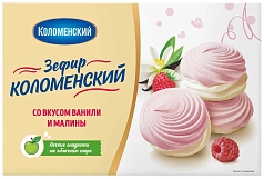 Зефир Коломенский 250г ваниль/малина