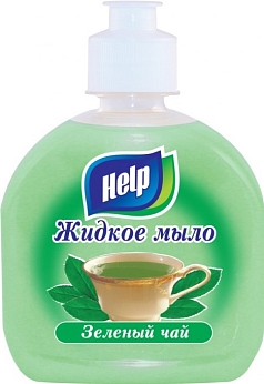 Жидкое мыло Хелп 300мл зел чай