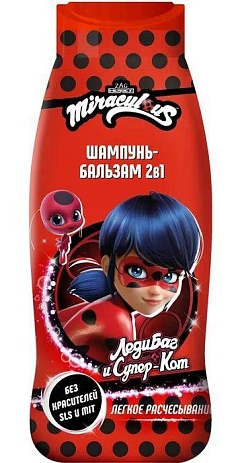 Шампунь-бальзам Леди Баг кидс 400мл 