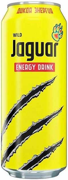 Тонизирующий  напиток Ягуар Лайв 0,5л ж/б дикая энергия