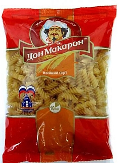 Макароны Дон Макарон 400г спираль