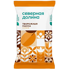 Масса творожная Северная долина 23% 180г курага 