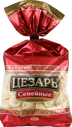 Пельмени Цезарь 800г семейные