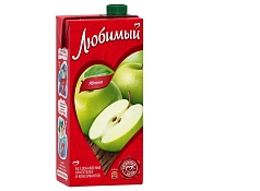 Сок Любимый 0,95л яблоко