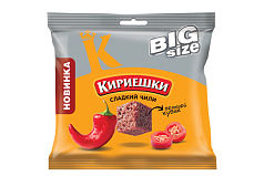 Сухарики Кириешки Биг Сайз 80г сладкий чили