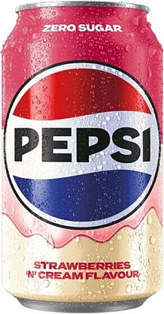 Напиток газ Пепси 0,33л ж/б стравберри крем зеро
