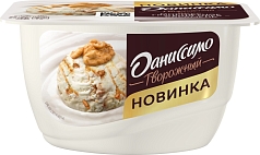 Творог Даниссимо 6,1% 130г морож/грец орех/карамель