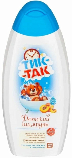 Шампунь Тик-Так 350мл персик/пантенол