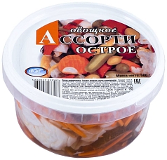 Ассорти овощное острое 500г ФЭГ