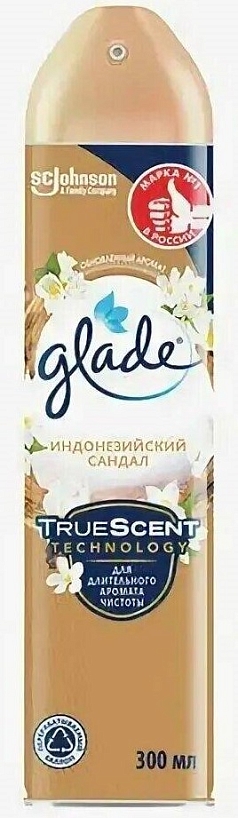 Освежитель Глейд 300мл индонезийский сандал