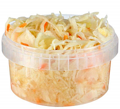 Капуста квашеная Вкуслинка 450г с морковью ФЭГ