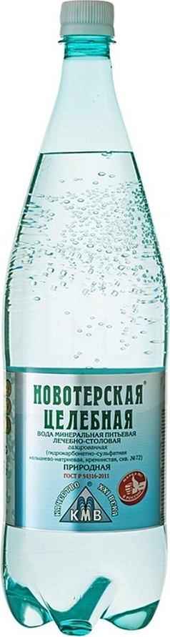 Вода газированная Новотерская 1,5л