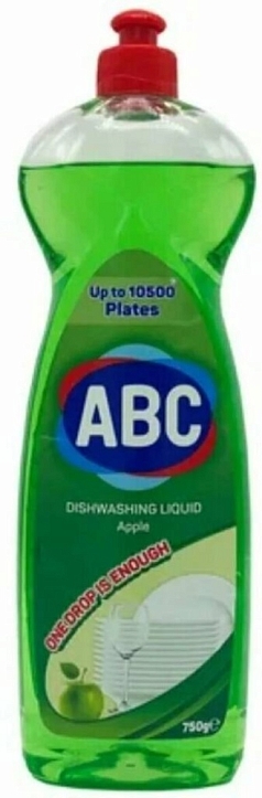 Средство для мытья посуды АВС 750мл яблоко Турция
