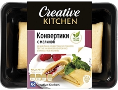 Конвертики с малиной 140г Корона Фуд