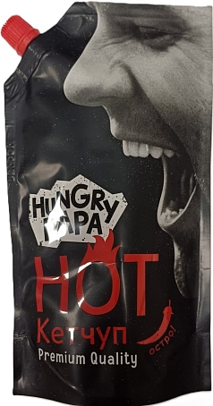 Кетчуп Хангри папа 480г м/у острый