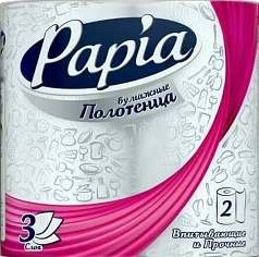 Полотенца бумажные Папиа 1/2шт